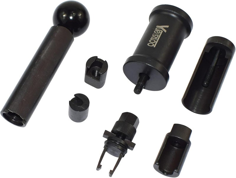 Yuesstloo Fuel Injector Puller Removal Installer Kit, Compatible with Audi VW Skoda Seat 1.4 1.6 1.8 2.0 2.7 3.0 3.2 3.6 V6 4.2 V8 FSI TSI, Petrol Engines, with Carrying Case & Gloves - Image 3